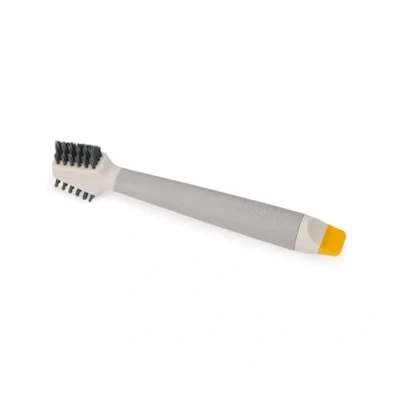 Imagen de Joseph CleanTech Cepillo 3 en 1 para Limpieza Detalle, Forma de V Lechada, Cerdas Planas y Raspadoras, Mango Antideslizante