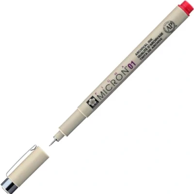 Imagen de SAKURA Finetek Pigma Micron Pen swrappare Open Stock rosso