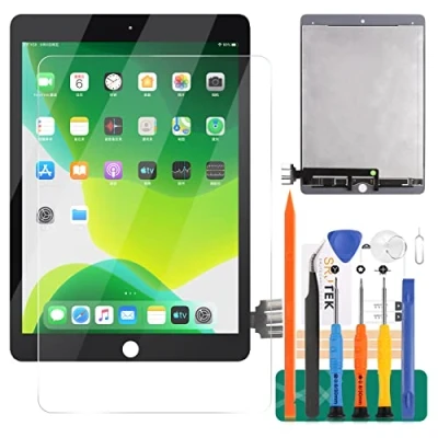 Imagen de Kit de piezas reparación panel vidrio digitalizador táctil para iPad Pro 9.7 generación 2016 A1673 A1674 A1675 (negro)