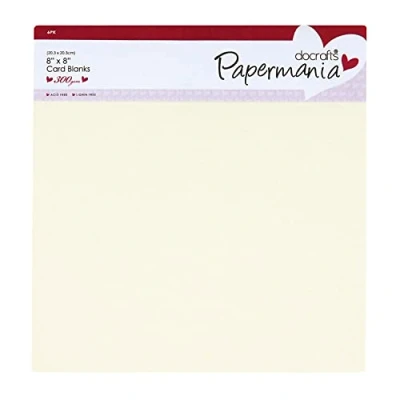 Imagen de Papermania Tarjetas, Papel, Crema, 8 x Inches
