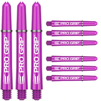 Imagen de Target Darts 3 x Conjuntos de Morado Pro Grip Eje Intermedio 9 in Total