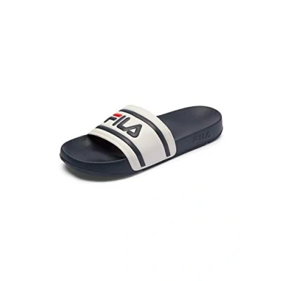 Imagen de Fila Morro BAY Unisex Sandalias planas, Hombre, Talla: 46, White/navy Fibra sintética