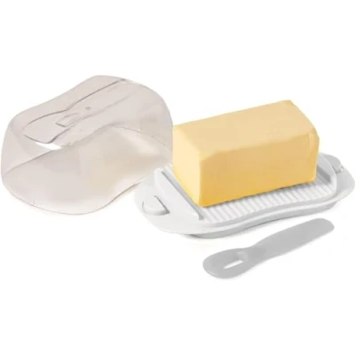 Imagen de Snips, Mantequillera 0.50 LT, Recipiente para mantequilla 18 x 10 7 cm, 2 cierres de seguridad, Mantequera con Esparcidor Mantequilla, Made in Italy, 0% libre BPA y ftalatos