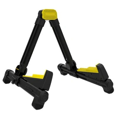 Imagen de MONKEY LOOP Prime 10 BK Soporte para Guitarra Eléctrica de Suelo Acústica Estructura Robusta y Estable Plegable Accesorio Fácil Transporte