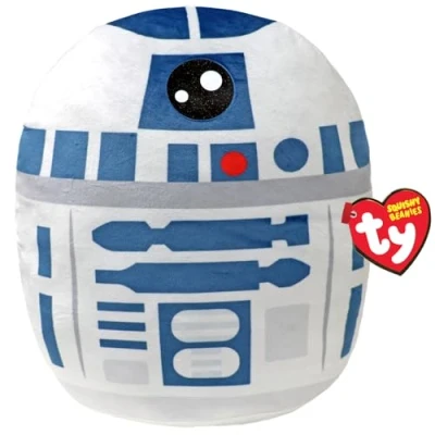 Imagen de TY R2D2 Disney Star Wars Squish A Boos 14 Pulgadas, con Licencia Beanie Baby Soft Plush Toy, Collectible Cuddly Stuffed Teddy