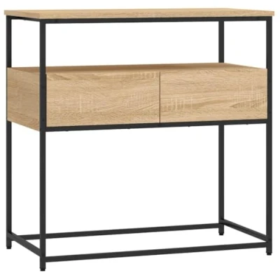 Imagen de vidaXL Mesa Consola Madera de ingeniería Roble Sonoma 75x40x75 cm