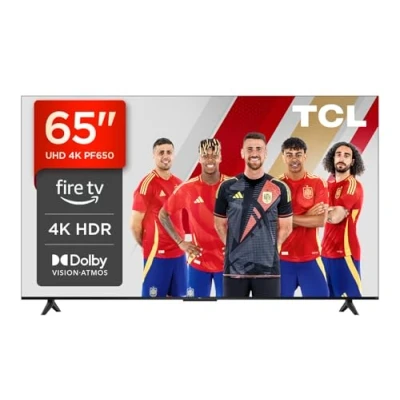 Imagen de TCL 65PF650 65 Pulgadas 4K Ultra HD, HDR TV, Smart LED Fire TV (Dolby Vision, Dolby Atmos, DTS, 10, Alexa Integrado, Airplay2, Miracast)