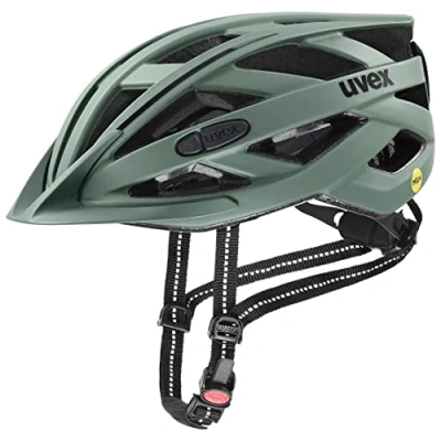 Imagen de uvex City i vo MIPS, casco ligero unisex, sistema incluye luz LED, moss green matt, 56 60 cm