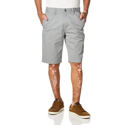 Imagen de Volcom Vmonty Stretch Chino Short Pantalones Cortos, Gris, 34 para Hombre