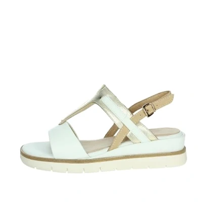 Imagen de Marco Tozzi Sandalias de cuña, Mujer, Talla: 38, White comb Zapatos