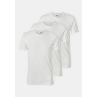 Imagen de Selected Homme Slhroland Oneck TEE 3 PACK Camiseta básica, Hombre, Talla: Small, Bright white