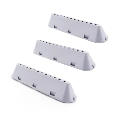 Imagen de DL pro Aleta de tambor 22,5 x 5,3 4 cm para Indesit C00533119 C00268109 Whirlpool Bauknecht 482000023096, 12 agujeros lavadora y secadora (3 unidades)