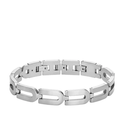 Imagen de Fossil Heritage Bracelet Pulsera silvercoloured, Hombre, Talla: One Size, Silver coloured