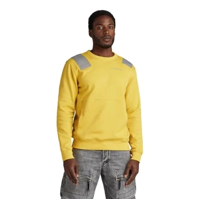 Imagen de G STAR RAW Flight Deck R Sweat Sudadera, Amarillo (Dk Lemon D24418 d557 348), XXL para Hombre
