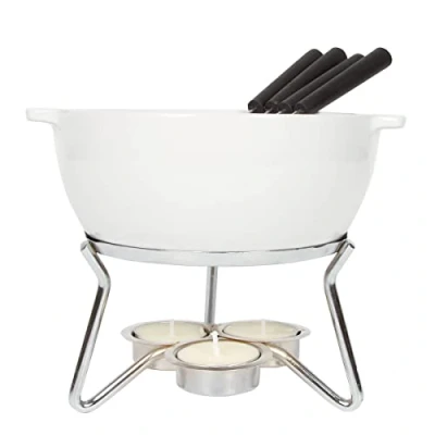 Imagen de Boska Juego de fondue queso Party Apto para la microonda Cerámico Aperitivos 4 personas Blanco 750 ml