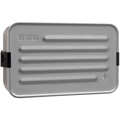Imagen de Sigg Fiambrera Plus de aluminio con separador Galardonada Apta para lavavajillas y microondas Totalmente estanca Ligera como una pluma Sin BPA
