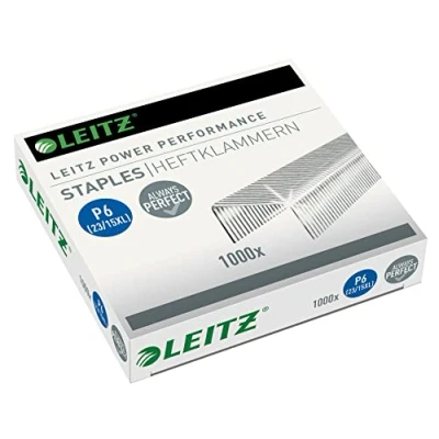 Imagen de Leitz PETRUS 55790000 Caja de 1000 grapas galvanizadas para gruesos 23/15 XL modelos 1500 y 5553