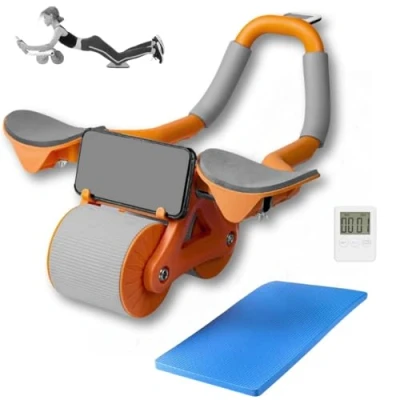 Imagen de AB ROLLER WHEEL ROLO ABDOMINAL RUEDA DE REEMBALAJE AUTOMÁTICO CON TEMPORADOR PARA EJERCICIOS ABDOMINALES EN CASA Y Gimnasio
