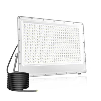 Imagen de Foco LED Exterior 300W,Fosingut 6500K Blanco Frío Focos Interior,412 LEDs IP65 Impermeable Proyector Exterior, 30000LM Superbrillante Lampara Pared para Jardín, Garaje, Patios, Parque, Terraza