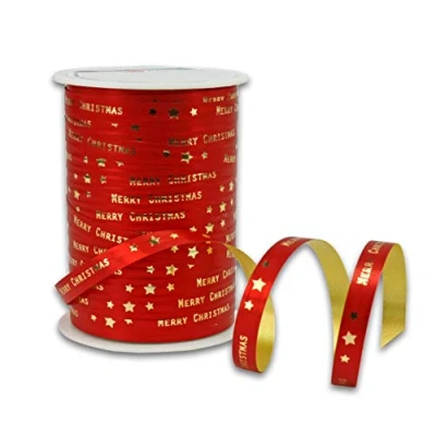 Imagen de C.E. Pattberg Cinta de rizado, Rojo, 10 mm width, 100 m length