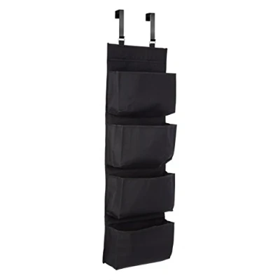 Imagen de Premier Organizador Colgante de 4 Niveles, Color Negro, Poliéster, 10 x 34 90 cm