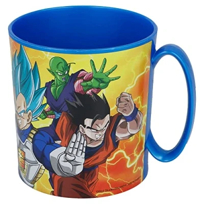 Imagen de Taza infantil de plástico reutilizable para microondas 390 ML Dragon Ball