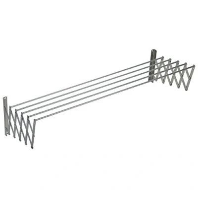 Imagen de Sauvic Tendedero Extensible con fleje y 5 Varillas Aluminio de 150 cm.