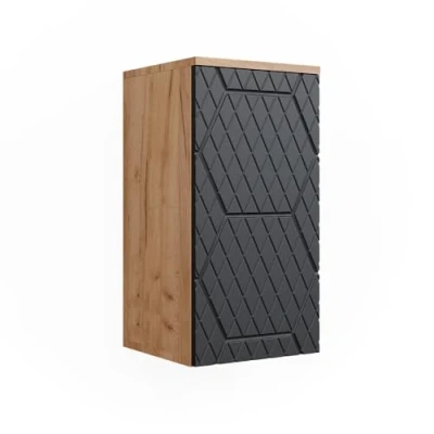 Imagen de Vicco Mueble de baño Irma, Roble Dorado/Antracita, 30 x 59 cm 2 Compartimentos,