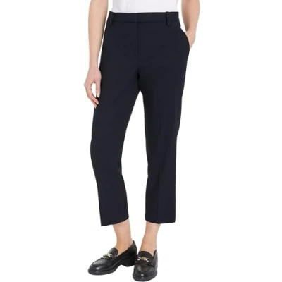 Imagen de Tommy Hilfiger CORE SLIM Straight Pantalones, Mujer, Talla: 42, Desert sky