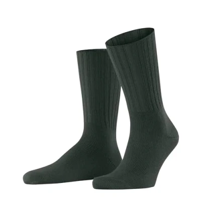 Imagen de FALKE Nelson M So lana lisos 1 par, Calcetines Hombre, Verde Forest 7474, 39 42