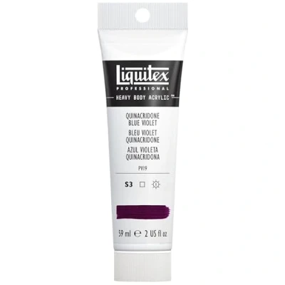 Imagen de Liquitex Heavy Body Tubo De Pintura Acrílica, 59 ml, Azul Violeta Quinacridona