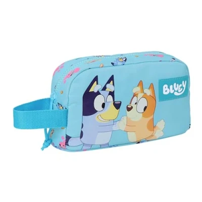 Imagen de Safta BLUEY Porta Desayunos Térmico, Termo, Portatodo, Calidad y Máxima Resistencia, Comida, Recreo, 21.5x6.5x12 cm, Color Celeste