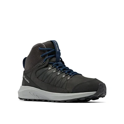 Imagen de Columbia TRAILSTORM CREST MID WATERPROOF Botas Montaña De Senderismo Y Trekking impermeables Hombre , Negro (Shark x Admiral), 43.5 EU
