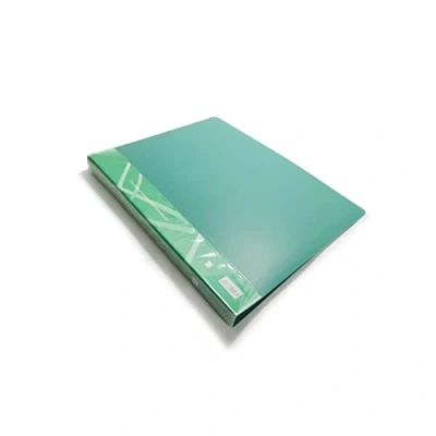 Imagen de Super Mundo carpeta fundas plastico A4 (60 fundas), capacidad para 120 hojas, archivo A4, Verde fundas)