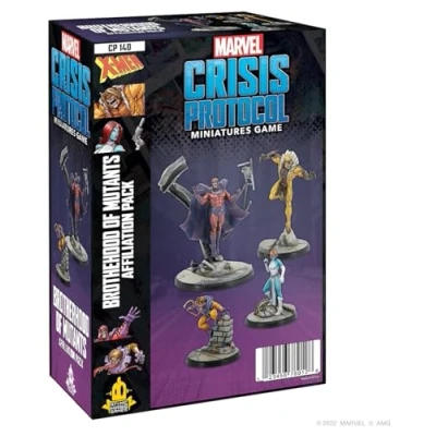 Imagen de Atomic Mass Games Marvel Crisis Protocol Brotherhood of Mutants Affiliation Juego de Miniaturas en Inglés