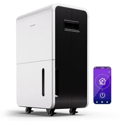 Imagen de Klarstein Deshumidificador Silencioso Electrico Bajo Consumo Silencioso, Deshumificadores de Humedad Capacidad 70L., Desumificadores para la Antihumedad, Dehumidifier Habitaciones 60 90 m²
