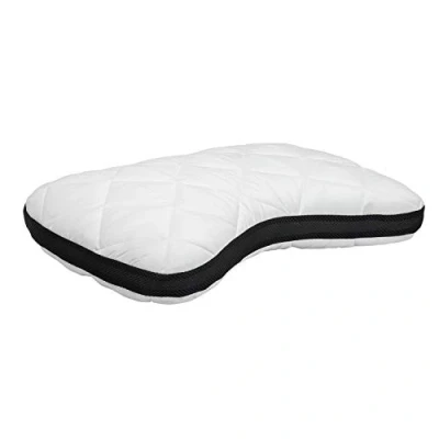 Imagen de Pikolin Home Almohada Viscoelástica de Hombros Antialérgica Antiácaros e Hipoalergénica, Doble Funda, Firmeza Media, para Dormir Lado o Boca Arriba, Medida 60 cm, 60x40 cm