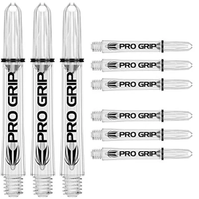 Imagen de Target Darts 3 x Conjuntos de Transparente Pro Grip Eje Intermedio 9 in Total