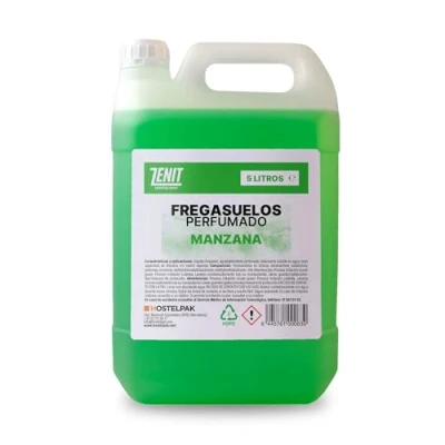 Imagen de Hostelpak 5L Fregasuelos perfumado Manzana profesional, Para todo tipo de suelos, Aroma agradable y duradera