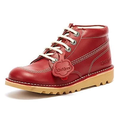 Imagen de Kickers Kick Hi Zip, Botas Cortas al Tobillo, Red, 34 EU