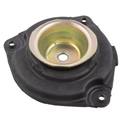 Imagen de FEBI BILSTEIN 103330 Copela de amortiguador Eje delantero, izquierda sin rodamiento bolas, apoyo Caucho NISSAN: MICRA 3
