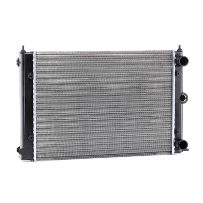 Imagen de NRF 58697 Radiador, refrigeración del motor Aluminio 430 322 34 Aletas unidas mecánicamente VOLKSWAGEN: GOLF 2, Polo II Coupé, 1