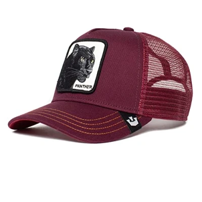 Imagen de Goorin Bros. Gorra de béisbol para Mujer The Farm Trucker, Camionero Panther Maroon #27170, Talla única