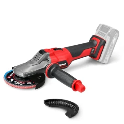 Imagen de Einhell Professional Amoladora angular de cabeza plana con batería TP AG 18/125 F Li BL Solo Power X Change (18 V, 700W, Ø125mm, 33 mm profundidad corte, incl. accesorios, sin batería)