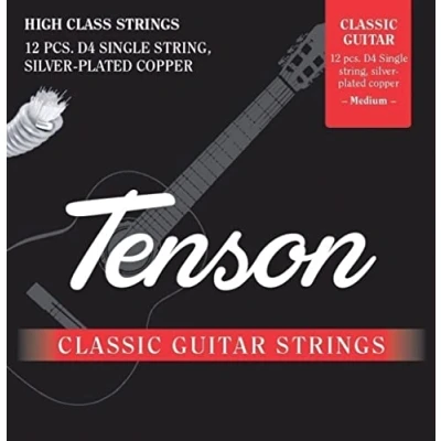 Imagen de GEWA F600504 TENSON VORRATSPACK Cuerdas para guitarra clásica, 12 x D un lado, tensión normal