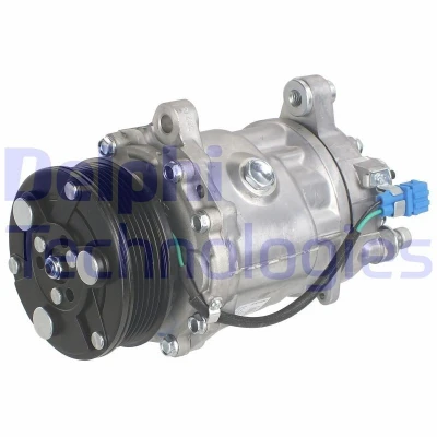 Imagen de DELPHI TSP0159243 compresor de Aire Acondicionado Sanden SD6V12 PAG 46 con aceite SEAT: Ibiza 2, Córdoba I Berlina