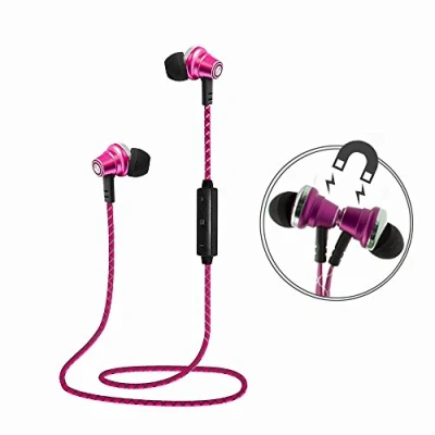 Imagen de Auriculares Inalámbricos Lauson Eh219 Rosa Bluetooth Con