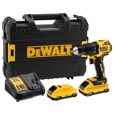 Imagen de DEWALT DCD709L2T QW Taladro Percutor sin escobillas XR 18V 13mm 65Nm con 2 baterías Li Ion 3,0Ah y maletín TSTAK