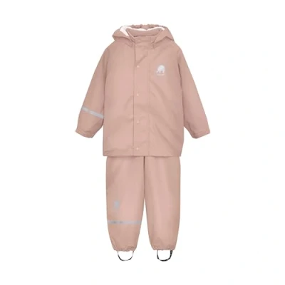 Imagen de CeLaVi Zweiteiliger Regenanzug In Vielen Farben Chaqueta Impermeable, Rosa (Rosa), 125 (Talla del Fabricante: 110) para Niñas