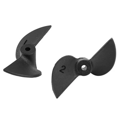 Imagen de Drfeify 1 Par de Hélices Barco RC, Piezas Control Remoto Nylon 2 Cuchillas Juego Accesorios para Eje mm